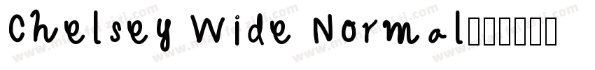 Chelsey Wide Normal字体转换